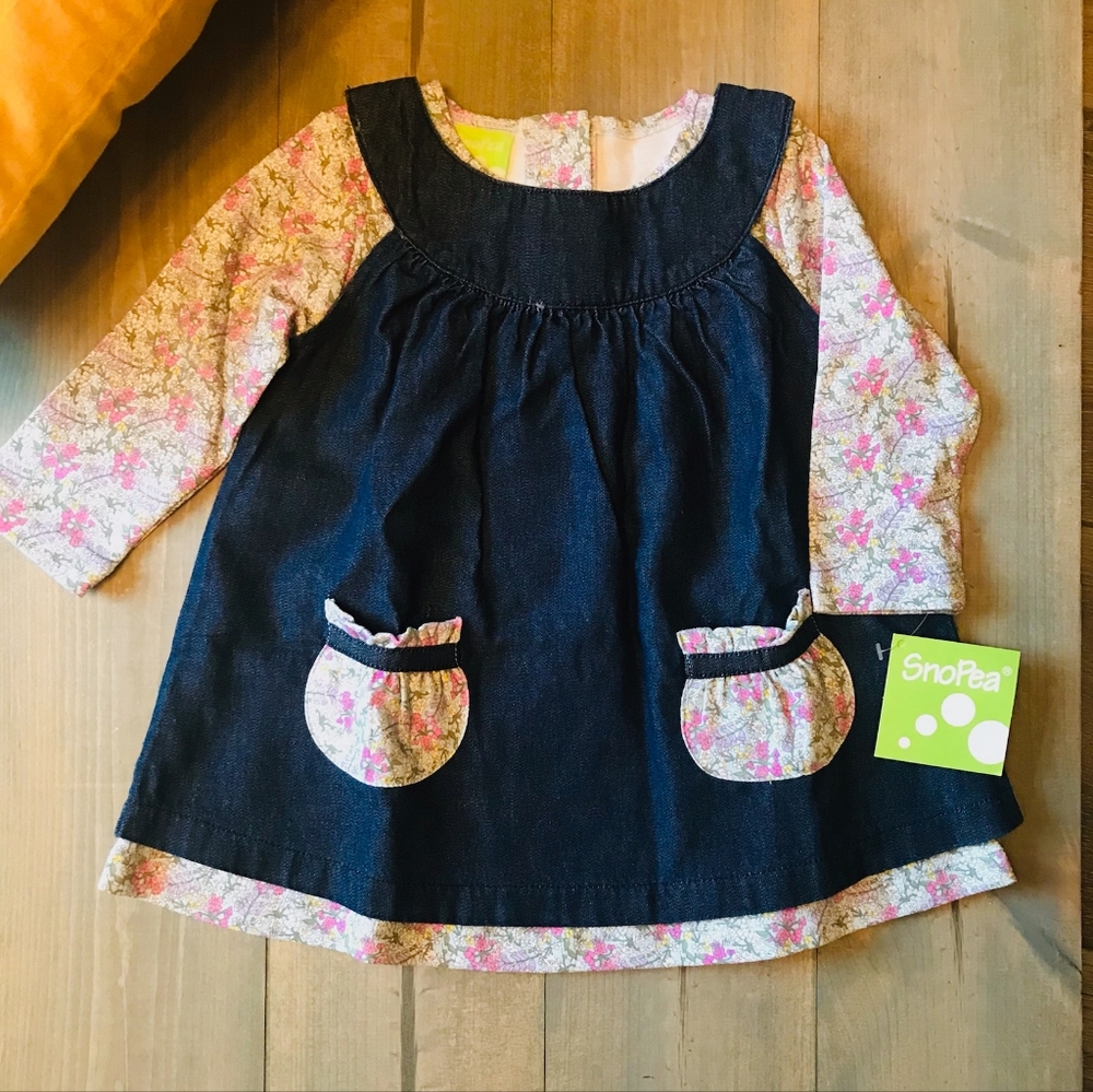 Girl denim dress